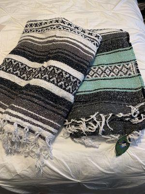 Blankets. Perfect for the beach or your own patio. $16.99