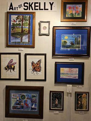 Original art by Christine Skelly and Joe Skelly resident artists Hampton, Virginia