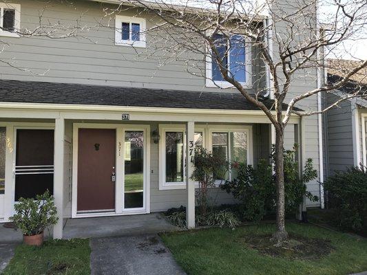 Front view of the house in Foster City