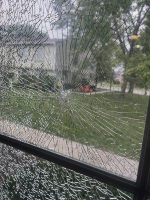 Broken window