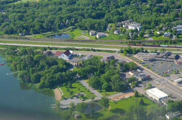 Long Lake, MN ~ Gear West is on the left side of the picture.        Photo by Ken Siljander 6/8/14