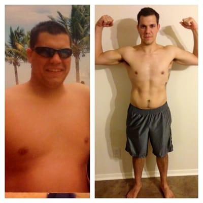 Travis lost 80lbs!