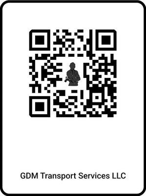 QR code for website and all social media links.