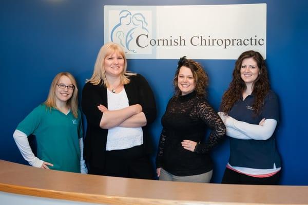 Friendly staff of Cornish Chiropractic in Yorkville, IL