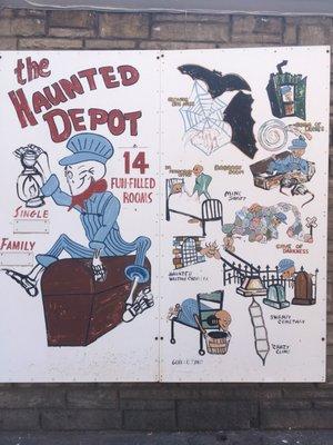 Mural outside of the Depot