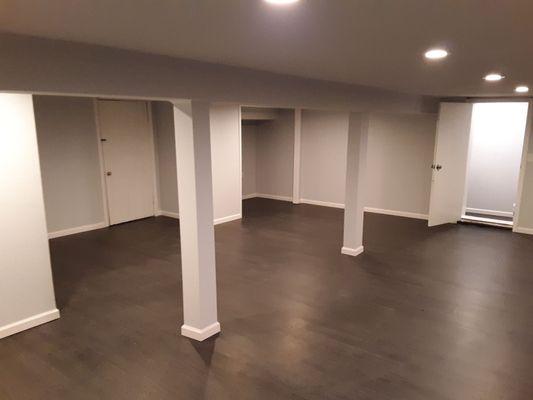 Full finished basement