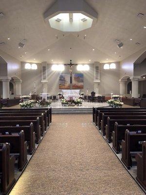 Inside Saint Anne Catholic Church