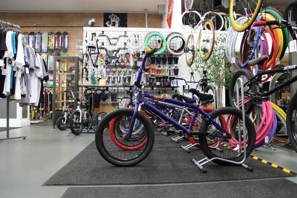 We carry a large selection of Complete BMX bikes and parts from Subrosa, The Shadow Conspiracy & Mutiny!