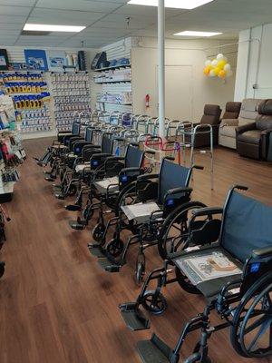 Variety of Walkers lengths and wheelchair widths to suit your needs