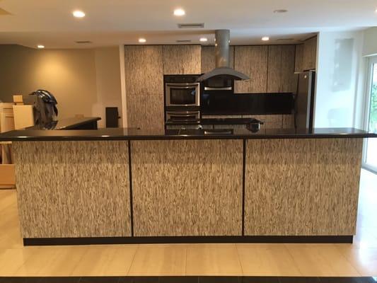 Complete kitchen re-facing