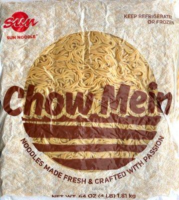 Sun Noodle Chow Mein - 4 lbs. of noodles.
 
 The perfect thin, straight noodles for stir-frying.