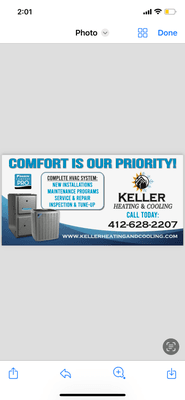 Keller Heating And Cooling LLC