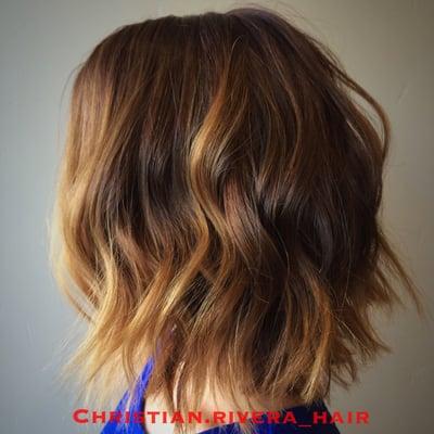 Mid Length textured Bob