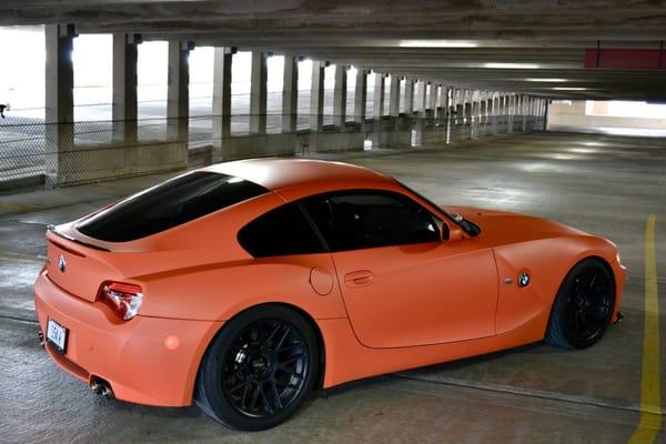 Koi Orange Plasti Dipped BMW Z4 M Coupe