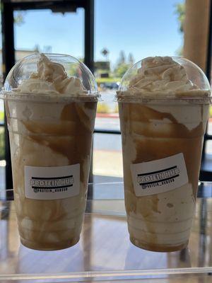 Vanilla caramel macchiato shake