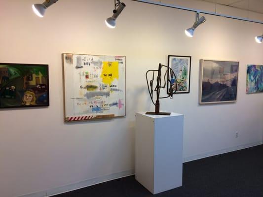 Work by members; Kevin Larkin, John Bell, Bert Winsberg, and Ellie Berger.