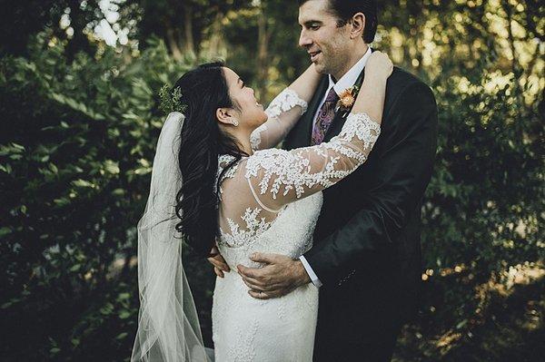 Long hairstyle for wedding day