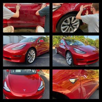 Paint Protection Film 2020 Tesla Model 3 Full Hood Full Fenders Front Bumper Front Doors Headlights &  Ceramic Window Tint!