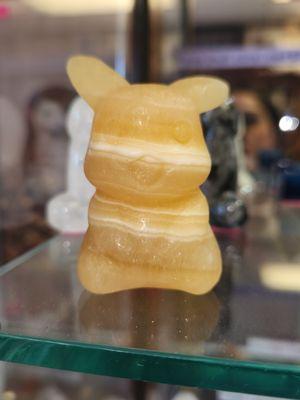 Pikachu yellow calcite $30