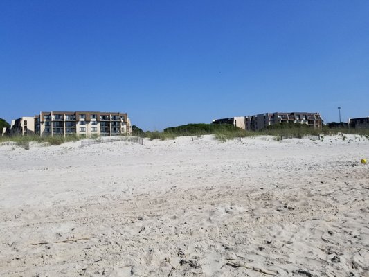 I think resort is a tad strong for these condos! Great beach however!