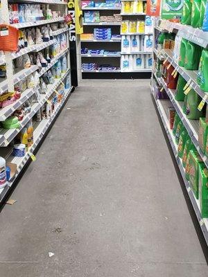 An aisle on a really good day.