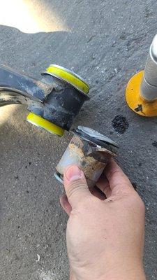 Damaged bushing replacement