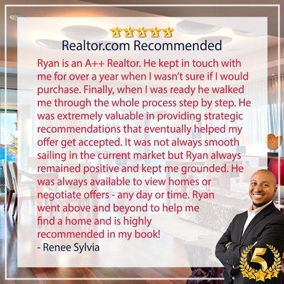 5 Star Realtor.com Review