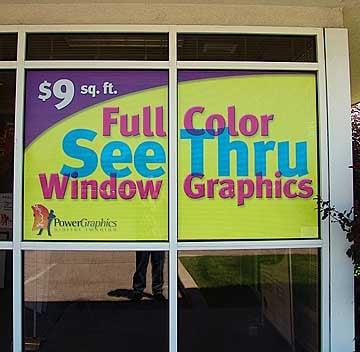 PrintWorks prints full color window graphics!