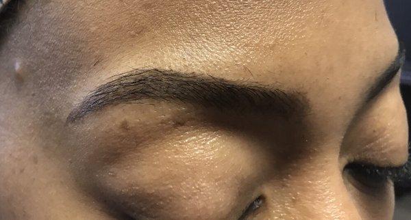 Brow tinting