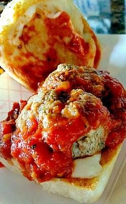 This bad boy is delish. Meatball slider