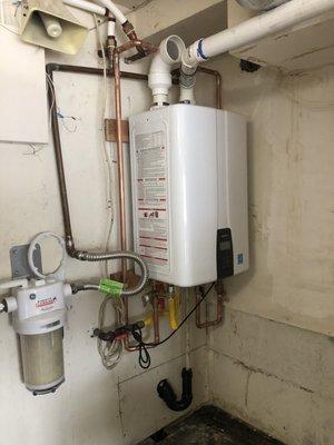 tankless Water Heater installation