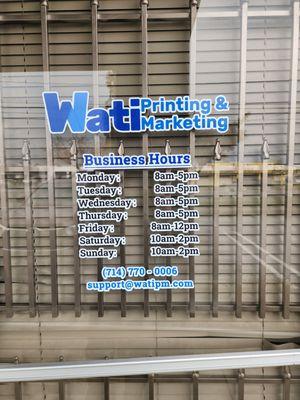 Wati Printing & Marketing