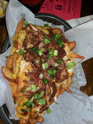 Chorizo and queso fries