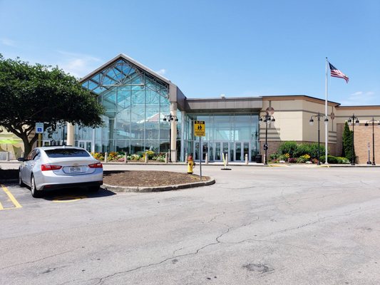 Facade for Eastview Mall