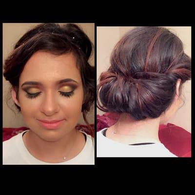 Prom hair and makeup