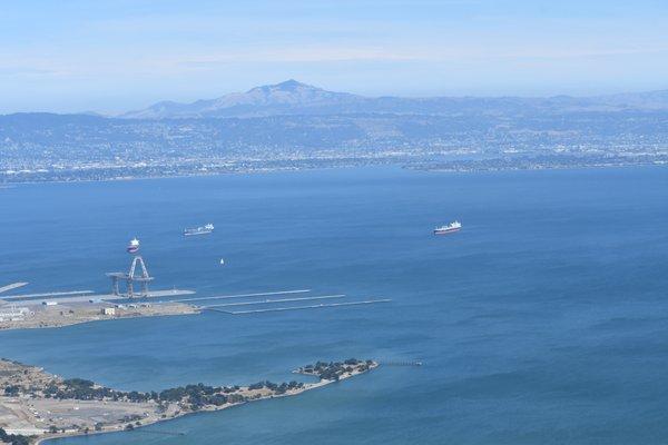 You can see the berthing docs as well As seen from the air as I was flying over in our helicopter