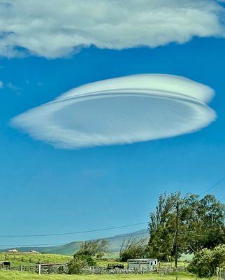 Strange Cloud Formation 
Waimea, Hawaii Island