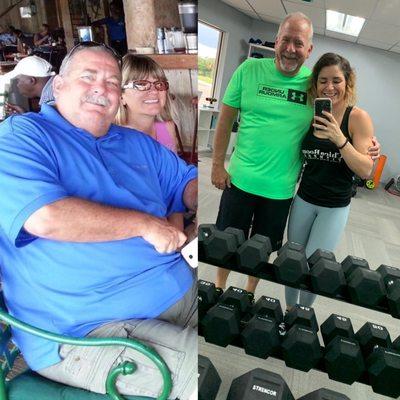 Life style change 
 Down 70lbs