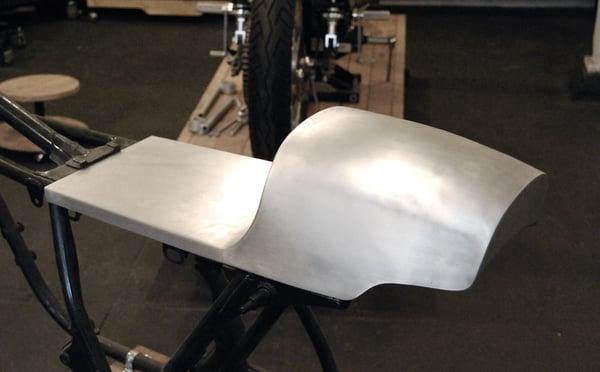 Round Top Style Cafe Racer Seat with side Cut-Out