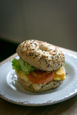 Breakfast bagel