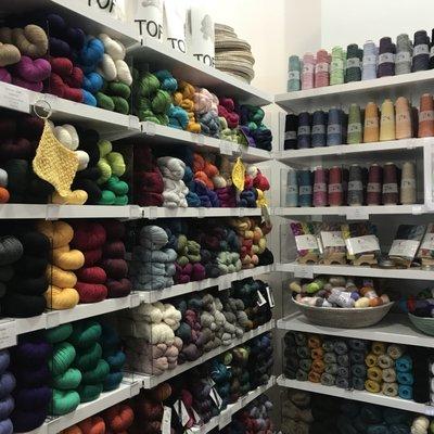 Part of the yarn area.