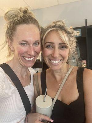 Brittni and Kristi from @tallowsisters enjoying a sister pampering date. Each got a facial and absolutely loved it!