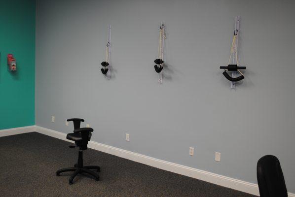 Wobble Chair and Cervical Wall Traction