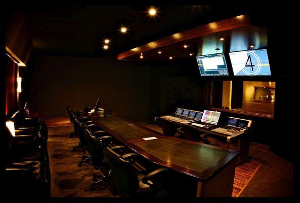 Downstairs control room.