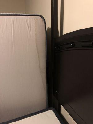 Water stains under mattress