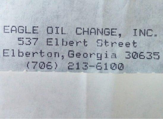 Eagle Oil checks & refills your car's fluids. Air filters, tire pressure, coolant, & more are checked. Environmentally friendly!