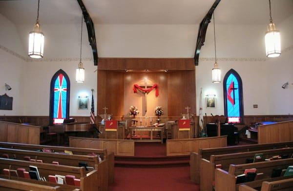 Chancel area