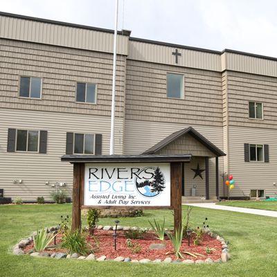 Front of Rivers Edge Assisted Living and Adult Day Services.