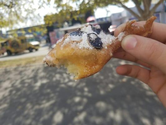 It's a SHARK! :) Yummy deep fried bananas