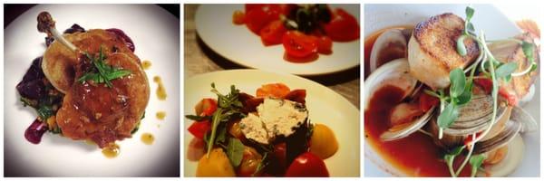 Heirloom Tomatoes with Tina's Bleu Chevre